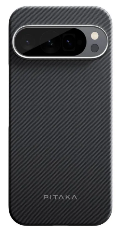 Pitaka Чехол для Google Pixel 9 Pro XL | Ultra-Slim Case 600D | Black/Grey Twill