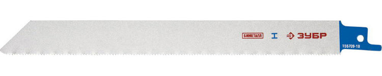 Зубр "ЭКСПЕРТ" S1122EF 155709-18 Полотно для сабельной эл. ножовки Bi-Met