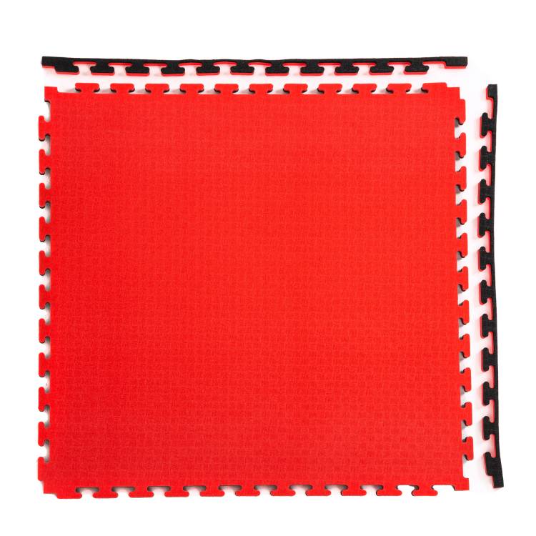 DFC Будо-мат, 100 x 100 см, 25 мм, цвет чёрно-красный