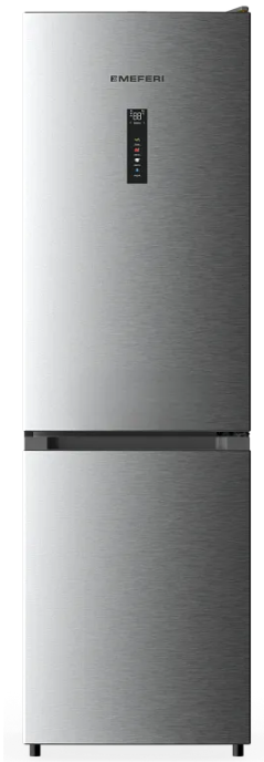Meferi MFR185IX Total No Frost Combi Uitra, холодильник отдельностоящий с инвертором, общий полезный объем 310л, 185.3см х 59.5см х 63.5см   