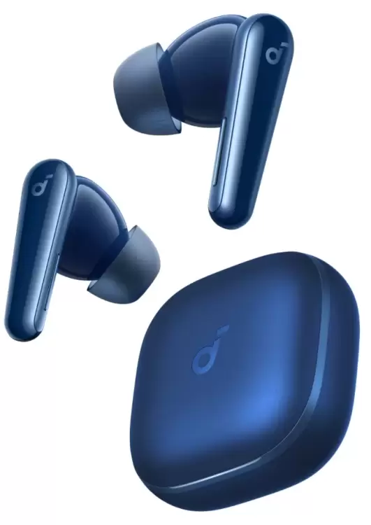 Anker TWS Soundcore Liberty 5 Беспроводные наушники | активное шумоподавление | до 8 и 12 часов автономной работы | корпус с защитой IP55 | Цвет: Синий