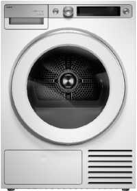Asko Сушильная машина T710HUXLW.P | Тип сушки: Конденсационная, с тепловым насосом | Загрузка: 10 кг | Программ сушки: 20 | ВхШхГ: 85х59.5х74.5 см