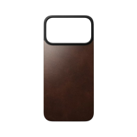 Nomad Magnetic Leather Back чехол-накладка для iPhone 17 Pro Max, кожа Horween, Коричневый