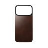 Nomad Magnetic Leather Back чехол-накладка для iPhone 17 Pro Max, кожа Horween, Коричневый