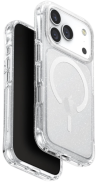 Uniq Чехол для iPhone 18 Pro | MagSafe | Прозрачный с блёстками | Ударопрочный | LifePro Xtreme Tinsel Lucent