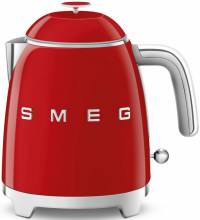 SMEG Электрический мини-чайник ,объем 0.8 л , 1500 Вт, быстрое кипячение, автоотключение, защита от перегрева, съемный фильтр (красный)