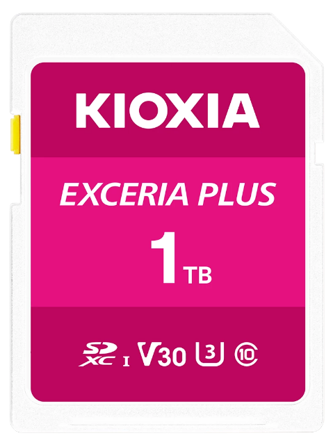 Kioxia карта памяти 1Tb Exceria Plus SDXC | Class 10, V30, U3 - 100/85 МБ/с, production Japan