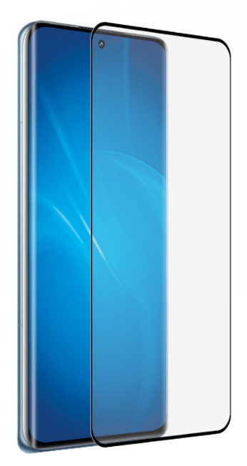 Защитное стекло для Redmi Note 12 Pro Plus с цветной рамкой, black
