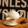 9351 Fissman Чайник заварочный Fissman "Elegance White (Fissman)"/ Чайник прованс /Фарфоровый чайник ELEGANCE WHITE 1л