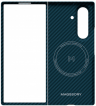 Magssory Чехол для Samsung Z Fold 7 Aramid Case, кевлар (арамид), с магнитами, blue