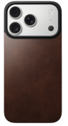 Nomad Magnetic Leather Back чехол-накладка для iPhone 17 Pro, кожа Horween, Коричневый