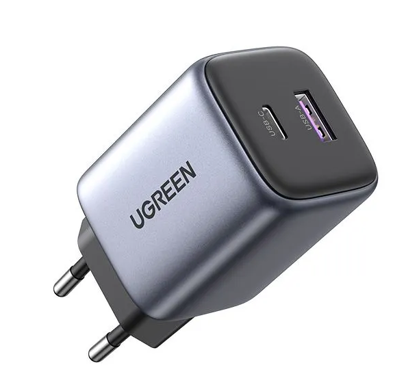 Ugreen Сетевое зарядное устройство CD350 Nexode | 35 W | USB-A - USB-C | Wall Charger EU | Цвет: серый