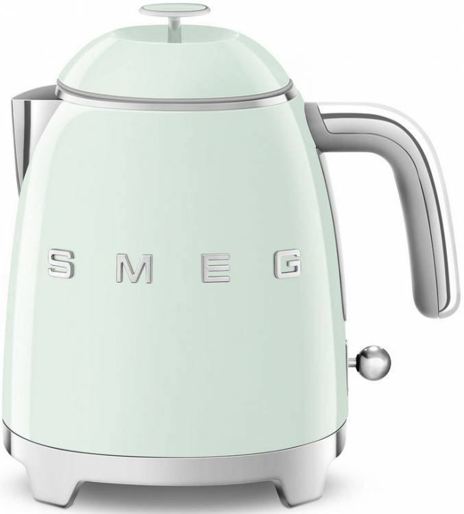 Чайник SMEG / Мини чайник электрический, 0.8 л, пастельный зеленый