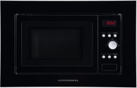 Kuppersberg Микроволновая печь встраиваемая HMW 615 B | Объем камеры: 18 литров | Мощность микроволн: 700 Вт | Мощность гриля: 1000 Вт | Нержавеющая сталь внутри камеры 
