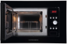 Kuppersberg Микроволновая печь встраиваемая HMW 615 B | Объем камеры: 18 литров | Мощность микроволн: 700 Вт | Мощность гриля: 1000 Вт | Нержавеющая сталь внутри камеры 