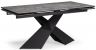Woodville Керамический стол "Хасселвуд" черный | Ширина - 90; Высота - 77; Длина стола в разложенном виде - 220; Длина - 160 см
