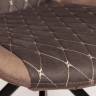 Tetchair Стул KELT ( mod. 8799 ) металл,ткань наппа, 50 х 60 х 84 х 49,5 см, черный/коричневый 11894