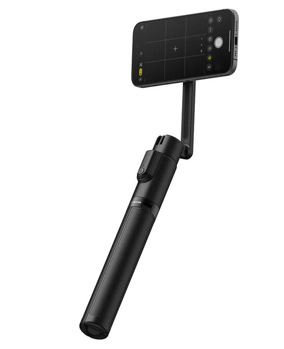 Energea Magear MagPod Селфи-палка/Штатив Bluetooth MagSafe с Съемным Пультом Black