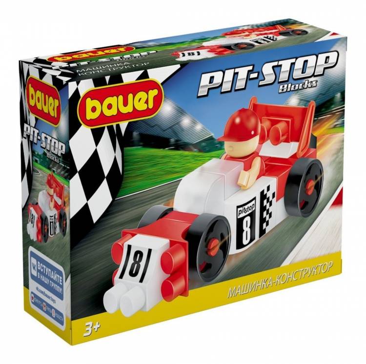 Конструктор Pit Stop гоночная машина, 30 элементов 4605705008083