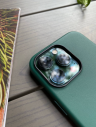 Чехол K-DOO для iPhone 12 / Noble Collection, green