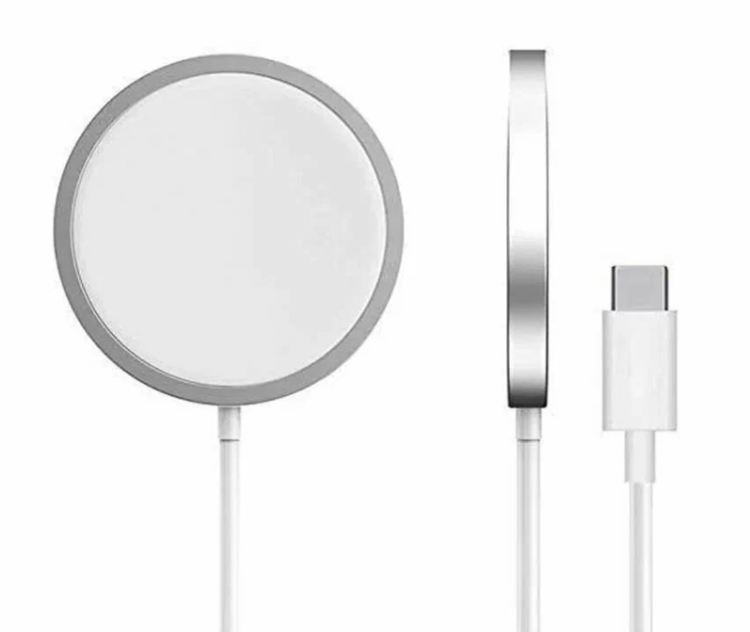Беспроводное зарядное устройство Apple, MagSafe, 15W, для iPhone, белый