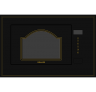 Graude компактная микроволновая печь с грилем Classic MWGK 38.1 S | Полезный объём: 20 л | 595 х 390 х 313 мм | 4 режа нагрева | Сенсорное управление Easy Control | LCD-дисплей | Технология Smart Wave (без поворотного стола) Установка длительности пригото