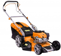 MAXPILER газонокосилка самоходная бензиновая MLM-51S | мощность двигателя (л.с.) - 5.5 | ширина скашивания (мм) - 510мм | высота кошения 30-80мм |  объем бака - 70л.											