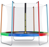 DFC Батут FEMMTO 10FT | 305 см | Максимальный вес пользователя 100 кг | Высота защитной сетки 170 см | разноцветный