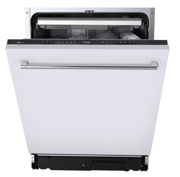 Встраиваемая посудомоечная машина Midea MID60S340i полноразмерная | 14 комплектов | количество программ 6+4 | Габариты (ВхШхГ) (cм): 88.4 х 64.5 х 55