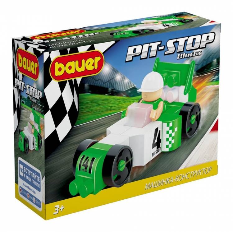 Конструктор Pit Stop гоночная машина, 31 элемент 4605705008106