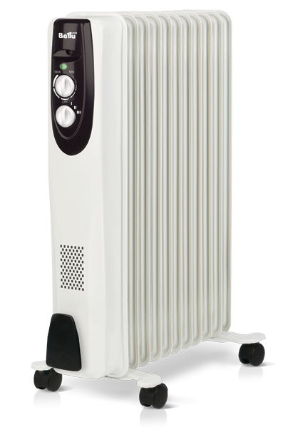 Масляный радиатор Ballu BOH/CL-11WRN 2200 (Classic 11 секций) / эффективен для помещения до 27 кв.м.