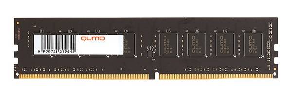 Модуль памяти DDR-4  16GB QUMO 2400 MHz PC-19200 2Gx8 CL17 288P (QUM4U-16G2400N17) 1.2V