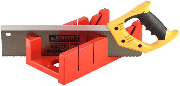 Stayer 15395-35 Набор : пластмассовое + ножовка с 2-комп рукояткой