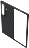 Magssory Чехол для Samsung Z Fold 7 Aramid Case, кевлар (арамид), с магнитами, black