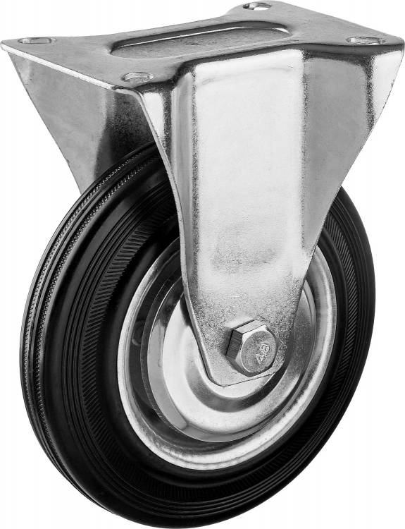 Зубр 30936-160-F Колесо неповоротное d=160 мм, г/п 145 кг