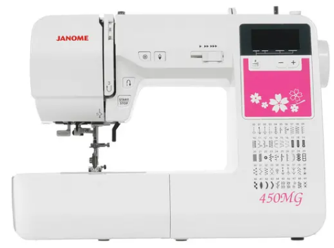 Швейная машина Janome 450MG / компьютеризированная, челнок - горизонтальный, швейных операций - 50, петля - автомат / Global