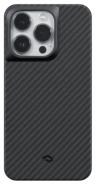 Рitakа Противоударный чехол MagEZ Pro 3 для iPhone 14 Pro (6.1"), черно-серый, кевлар (арамид)