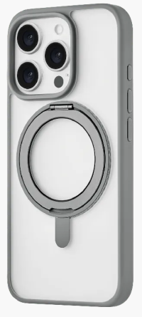 uBear Clip 360 Mag Case iPhone 16 Pro | Магнитный чехол MagSafe | Поворотная подставка | Защита от ударов и царапин | Soft-touch покрытие | Прочный и стильный