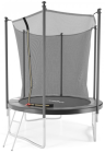 DFC Батут с защитной сеткой | Максимальный вес пользователя 80 кг | с лестницей | JUMP4FUN 6 ft черный 