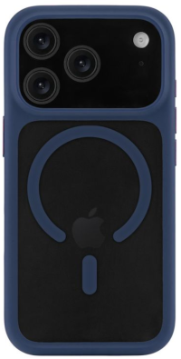 uBear Чехол для iPhone 17 Pro Max Shade Case | MagSafe | Усиленный | Силк-тач, синий