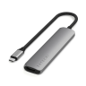Satechi 6-в-1 USB-C хаб  Slim Multiport с поддержкой 4K, Space Grey | HDMI, USB, SD-кардридер