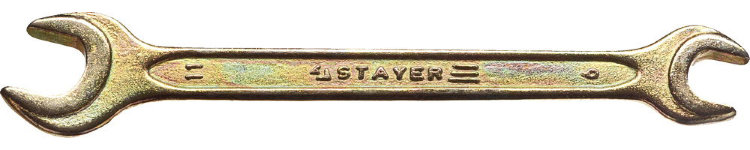 Stayer "MASTER" 9х11мм 27038-09-11 Ключ гаечный рожковый