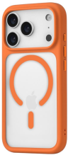 uBear Чехол для iPhone 17 Pro Shade Case | MagSafe | Усиленный | Силк-тач, Оранжевый