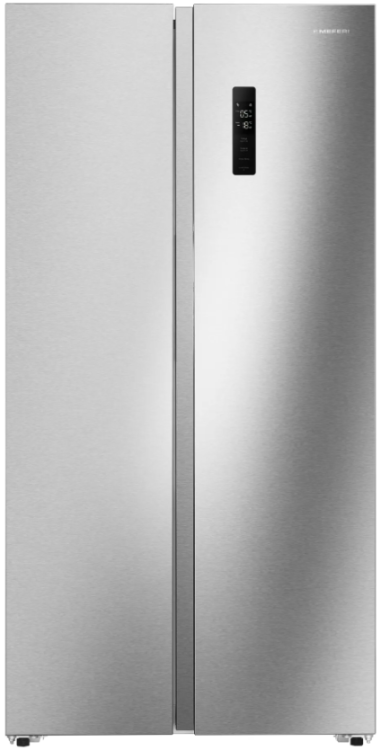 Meferi Холодильник MFR91IX | ВхШхГ: 184,5х91х70 см | Общий объем: 584 л | Total No Frost | Автономное сохранение холода: до 12 часов | SIDE BY SIDE COMFORT 