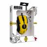 Jet.A Проводная игровая мышь ARROW JA-GH35 жёлтая (800/1200/1600/2400dpi, 6 кнопок, кабель 1.43м, USB)