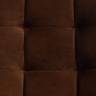 Tetchair Стул полубарный CHILLY (mod. 7095пб ) ткань/металл, 55x44x94 см, высота до сидения 66 см, коричневый barkhat 11/черный 15456