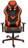 Woodville Компьютерное кресло "Racer" черное / оранжевое | Ширина - 70; Глубина - 57; Высота - 120; Ширина сиденья - 33 см