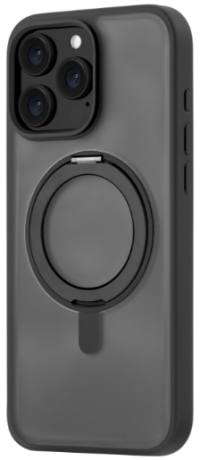 uBear Clip 360 Mag Case iPhone 16 Pro Max | Магнитный чехол MagSafe | Поворотная подставка 360° | Защита от ударов и царапин | Прочный и стильный аксессуар | Полуматовый