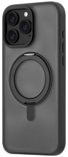 uBear Clip 360 Mag Case iPhone 16 Pro Max | Магнитный чехол MagSafe | Поворотная подставка 360° | Защита от ударов и царапин | Прочный и стильный аксессуар | Полуматовый