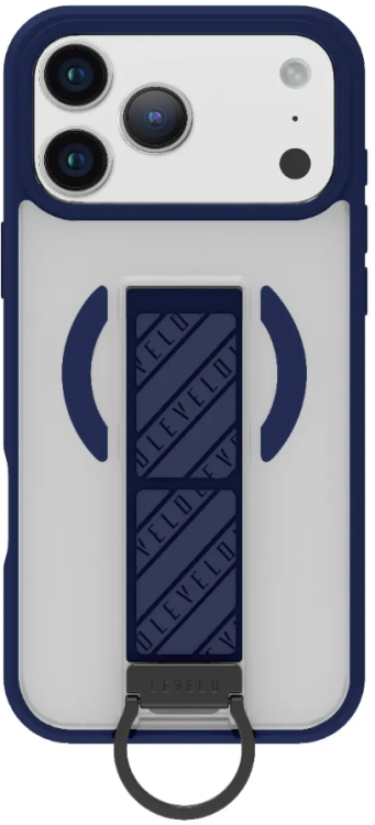 Levelo Чехол для iPhone 17 Pro Max с поддержкой MagSafe, Morphix Clara Grip Case, Midnight Blue